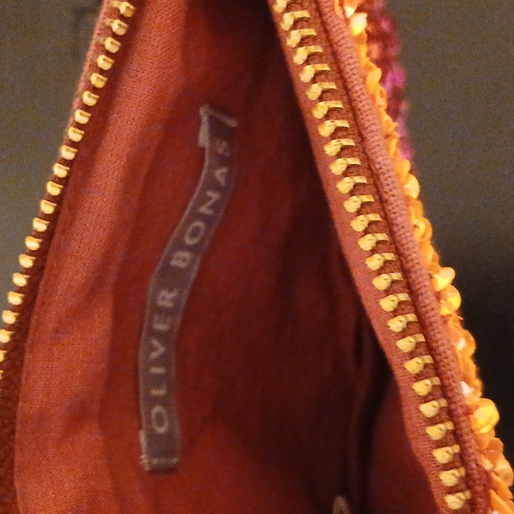 Oliver Bonas Sequined Zip Pouch - Picture 3 of 7